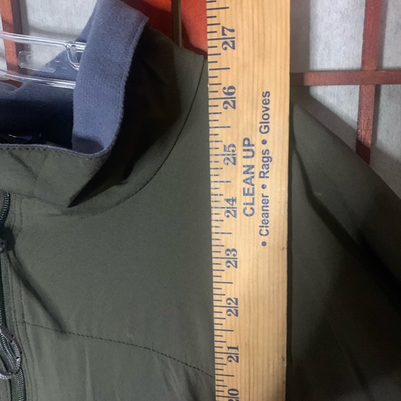 Vtg PATAGONIA Jacket 2003 Fleece Lined BURNT OLIVE GREEN A+ Color Men’s Large - Picture 6 of 7